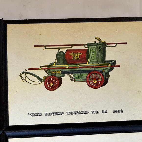 Yorkraft Wall Plaques Fire Engines Pearl Hose Adriato Red Rover Phoenix Hose vtg - Picture 4 of 11
